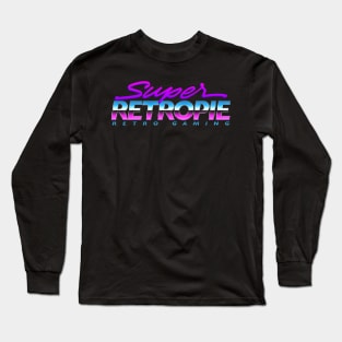 Super Retropie and Retro Gaming Logo T-Shirt! Long Sleeve T-Shirt